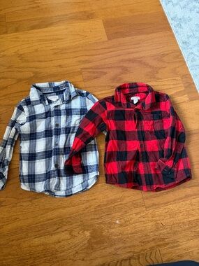 Kids Plaid Flannel Shirts